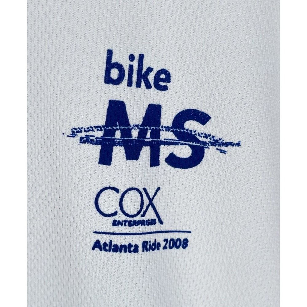 Voler Short Sleeve XL Cycling Jersey Bike Porter Keadle Moore LLP CPA Blue White - Picture 3 of 8